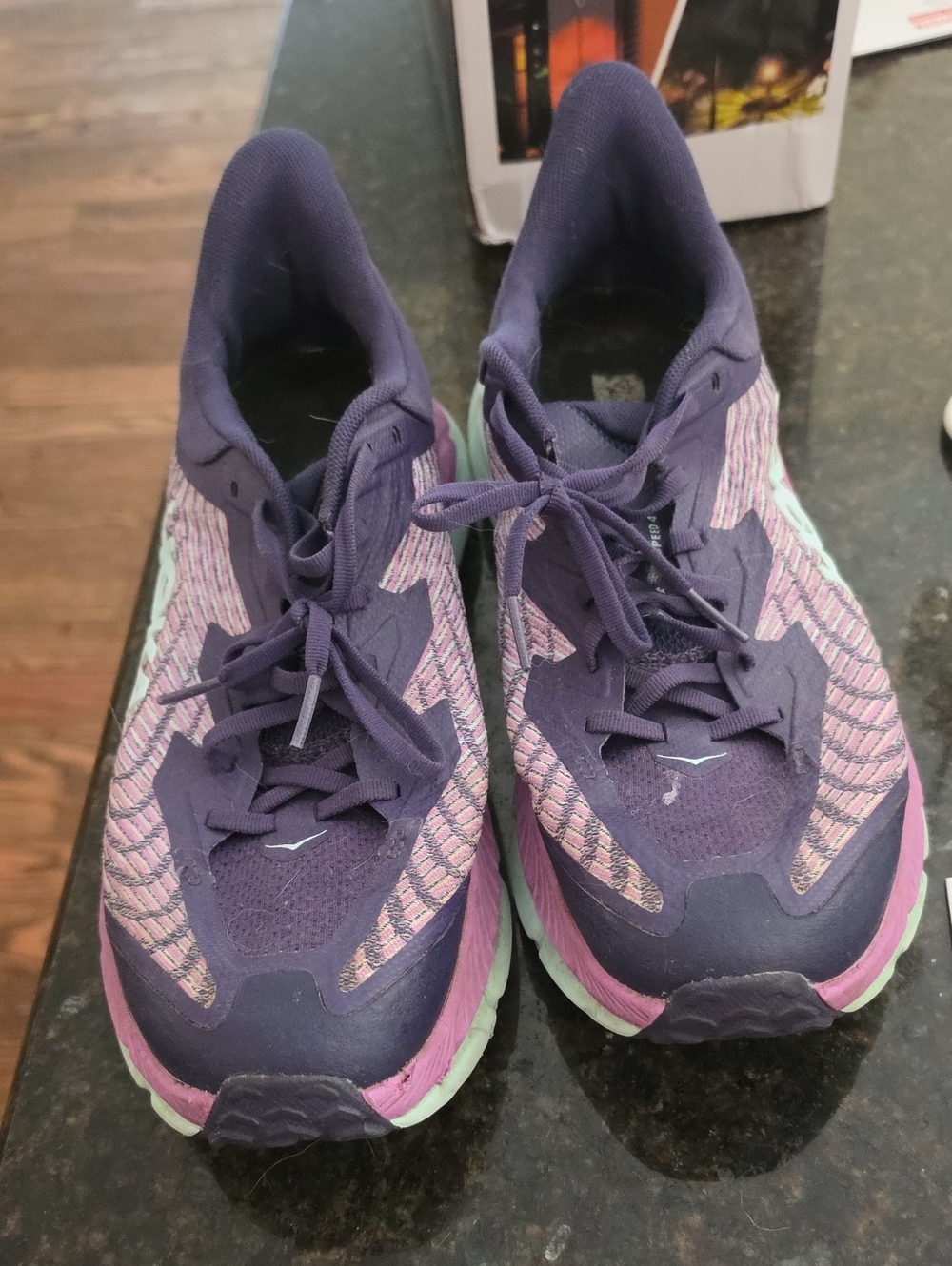 Hoka One One Purple and Pink Women's Running Shoes